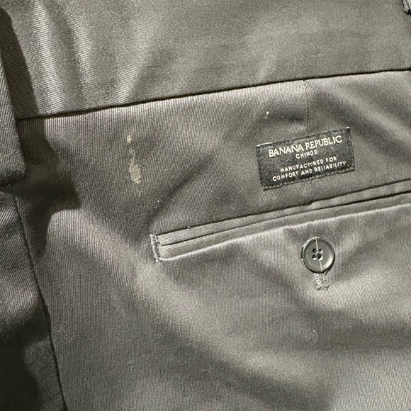 SOLD Banana Republic Chino Charcoal Emerson Pant 31x32 - Picture 3 of 7